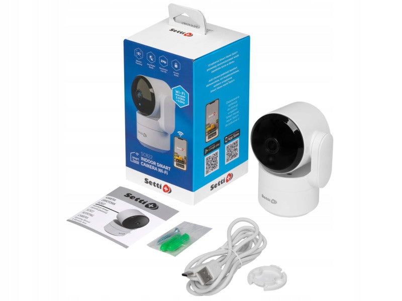 Indoor Camera SETTI+ SC822 2MP Wi-Fi white