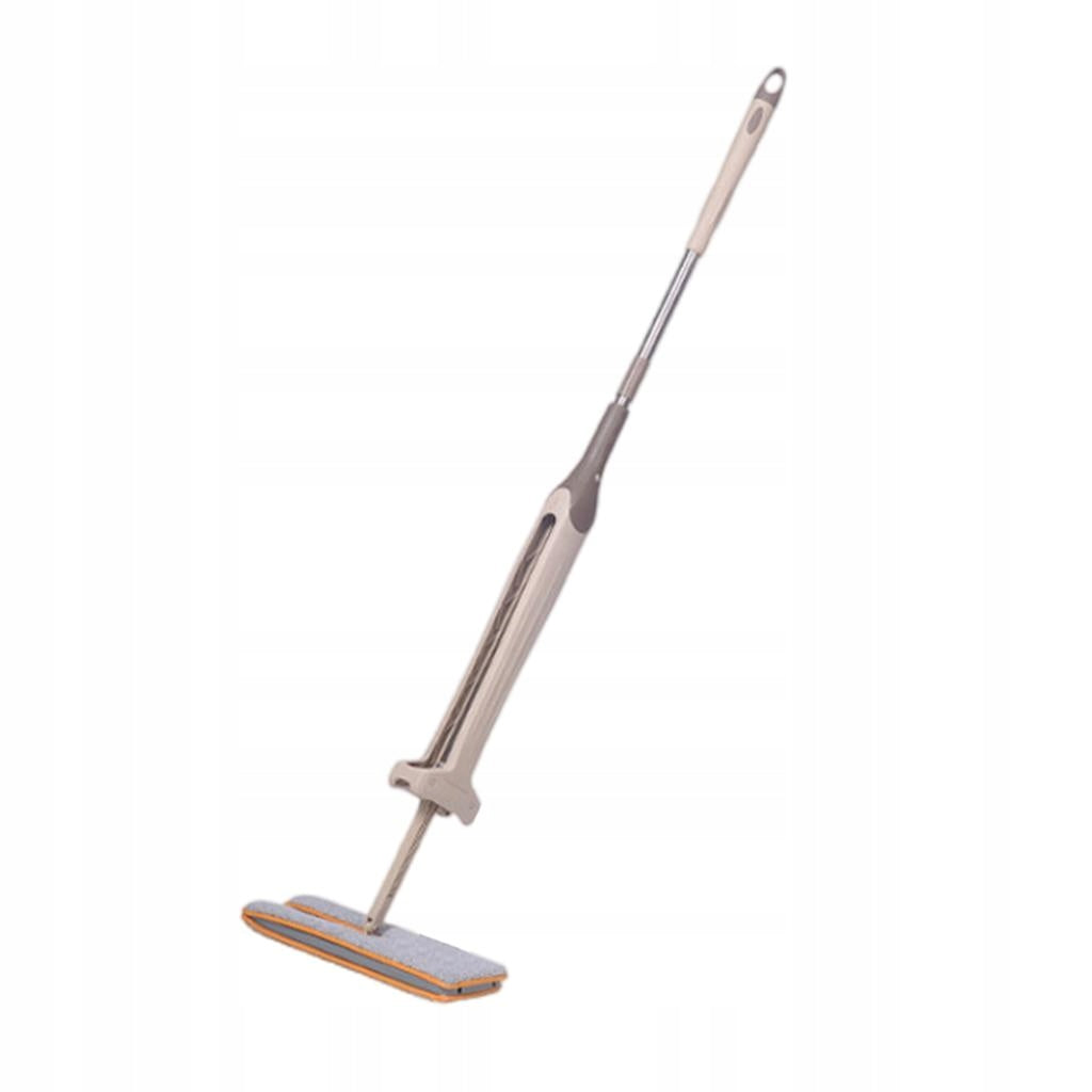 Indoor Flat Mop Micro Carbon Fiber Hand Washing Double Side 38x12cm