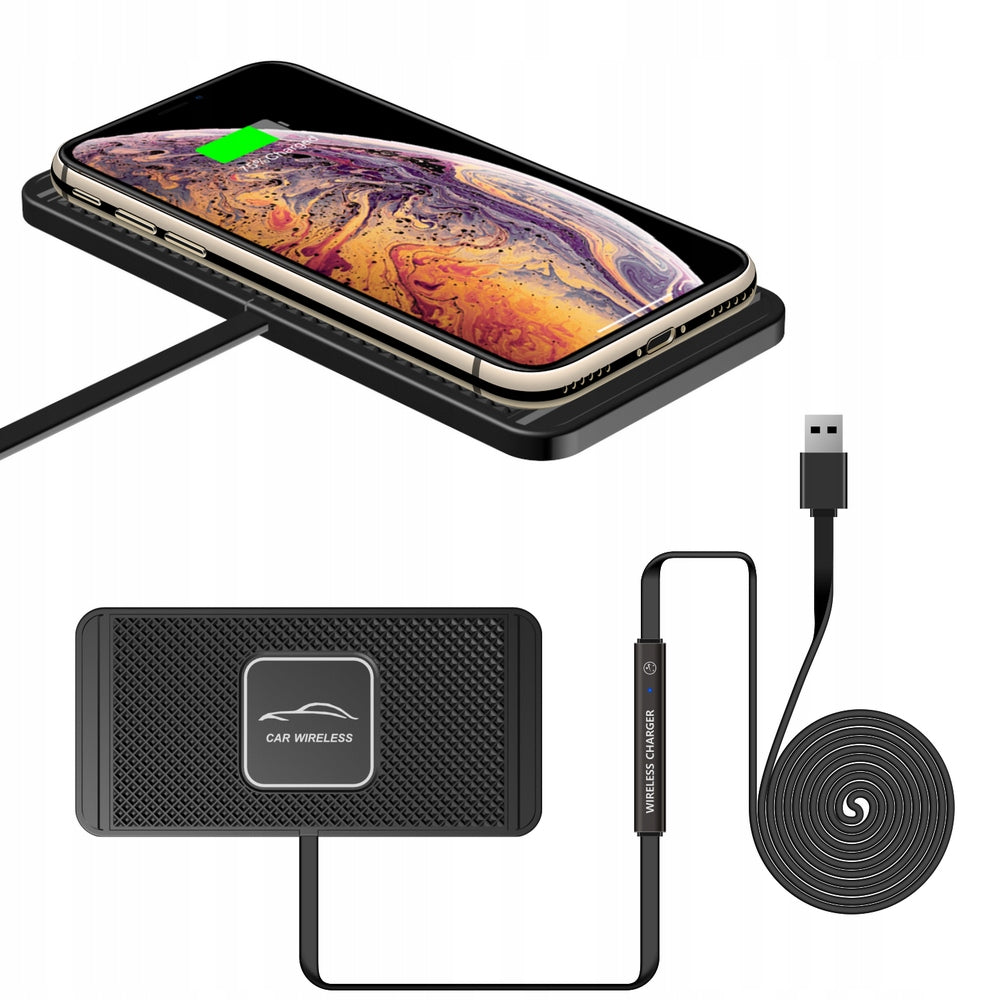 Induction Charger Wireless Charging Mat for Car QI 15W