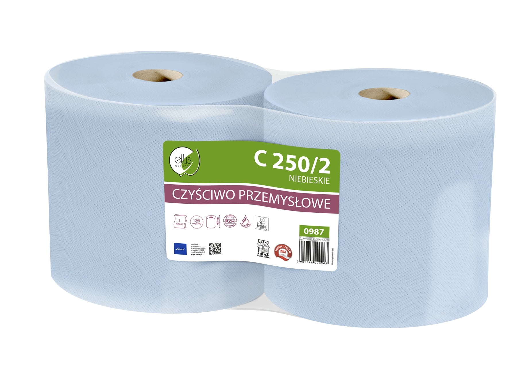 Industrial cleaner LAMIX Ellis ECOLINE 250/2 blue 1 pc. Manufacturer code 0987