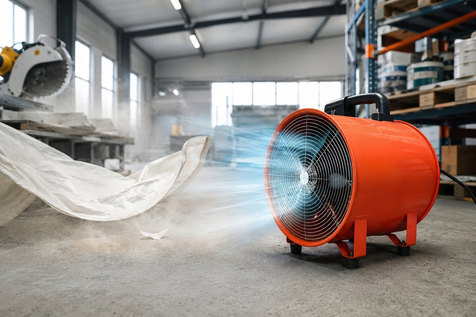 Industrial jet fan XARAM Energy XE-WOI 12/1S 3900m3/h Power supply mains