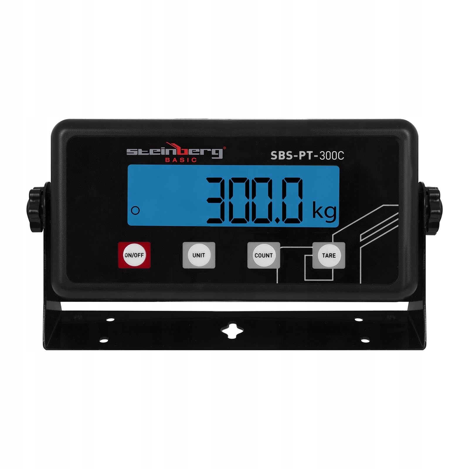 Industrial parcel scale 300kg with 50g accuracy LED Steinberg Systems Manufacturer code 4901673756743