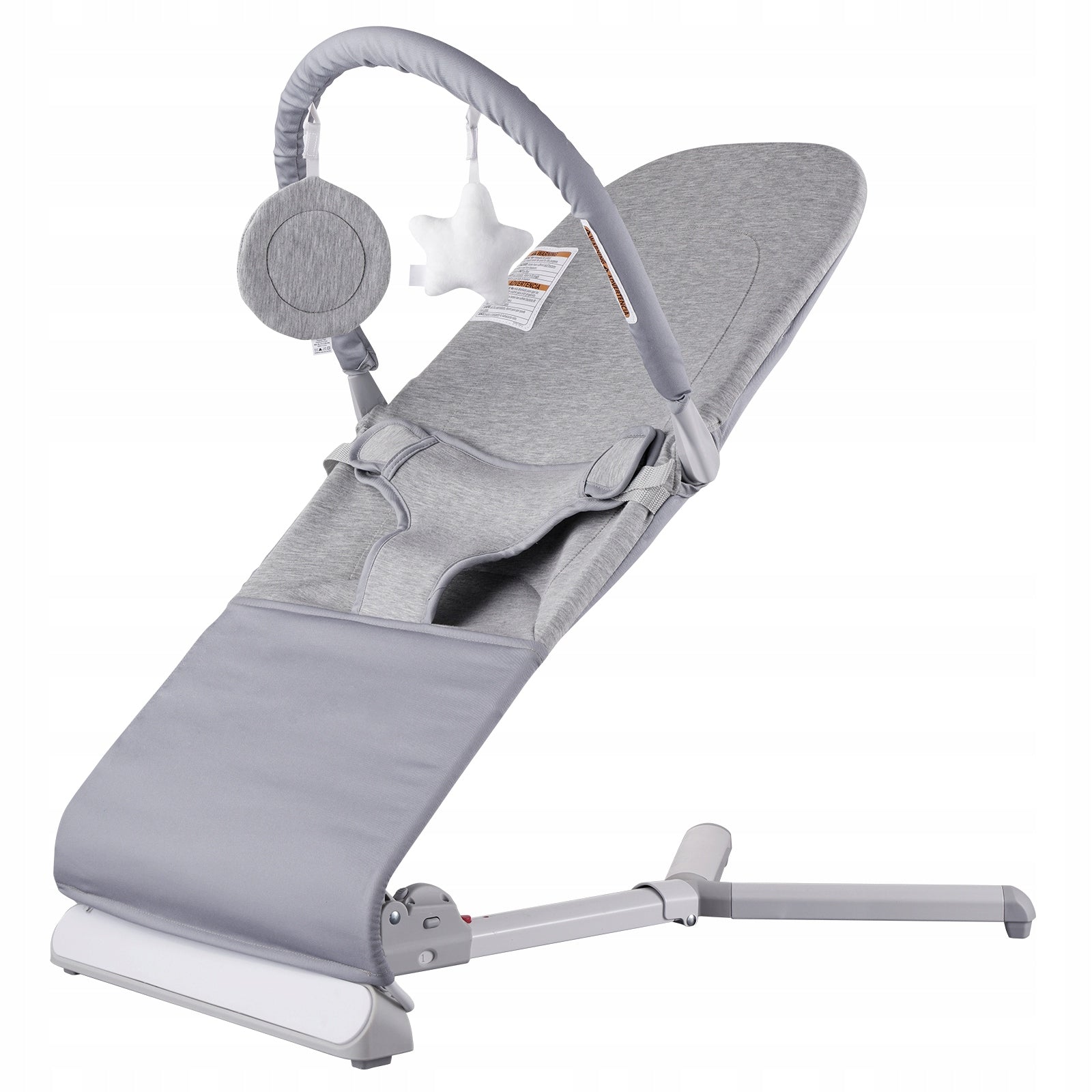 Infant Lounger With Bag Folding Baby Rocker Light Grey Manufacturer code YEYYQZCYWJJK
