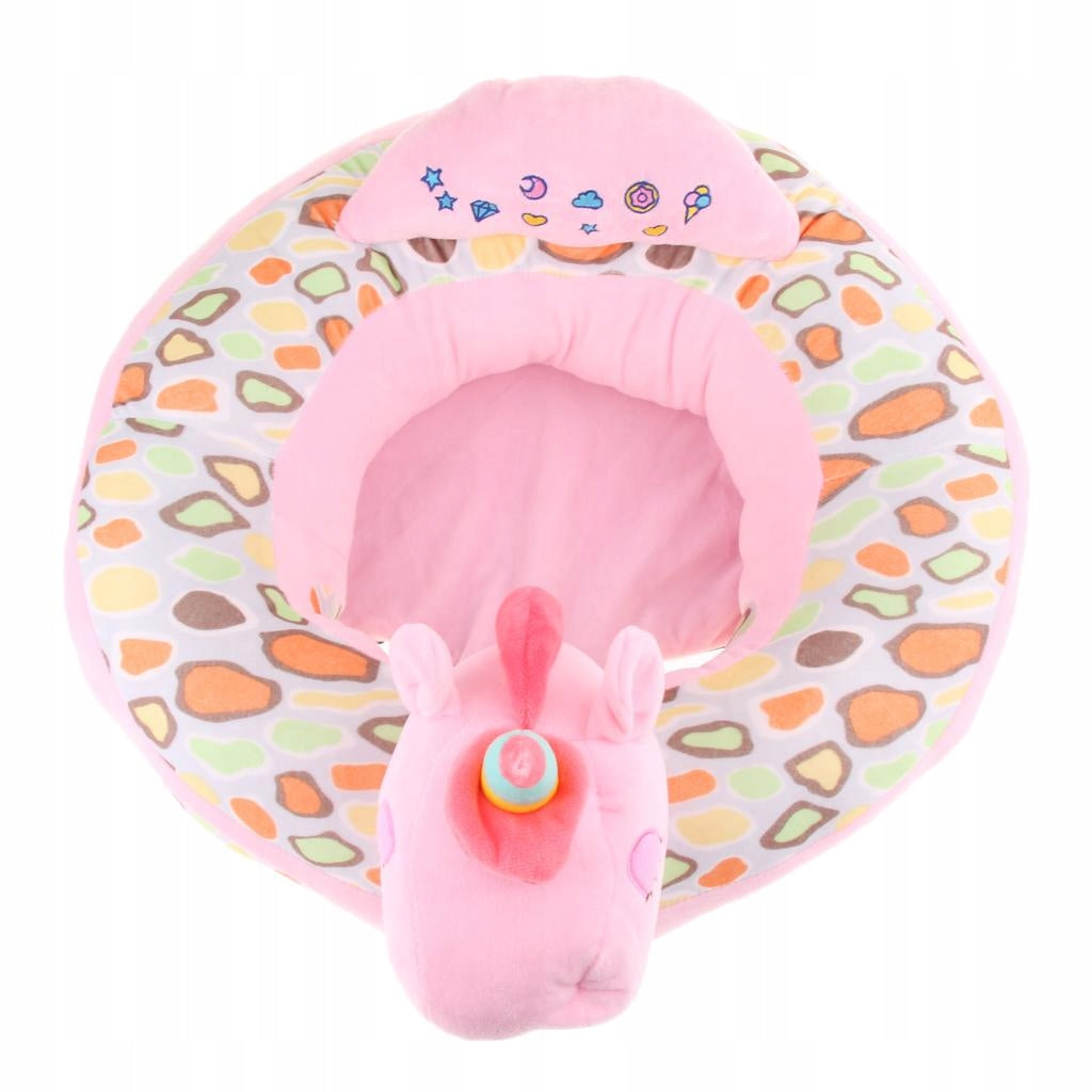 Infant Sitting Chair Baby Support Seat Soft Baby Sofa Pink Unicorn