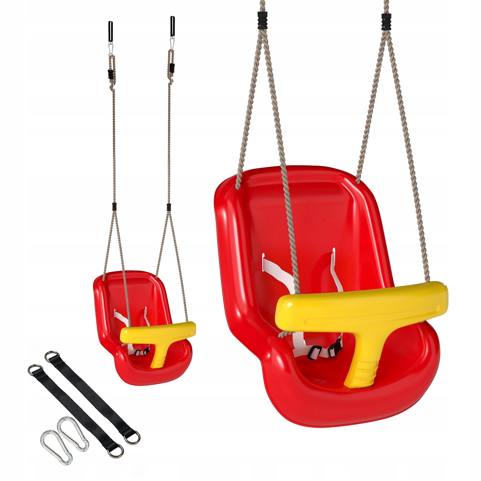 Infant Swing Bucket Adjustable AIYAPLAY Red