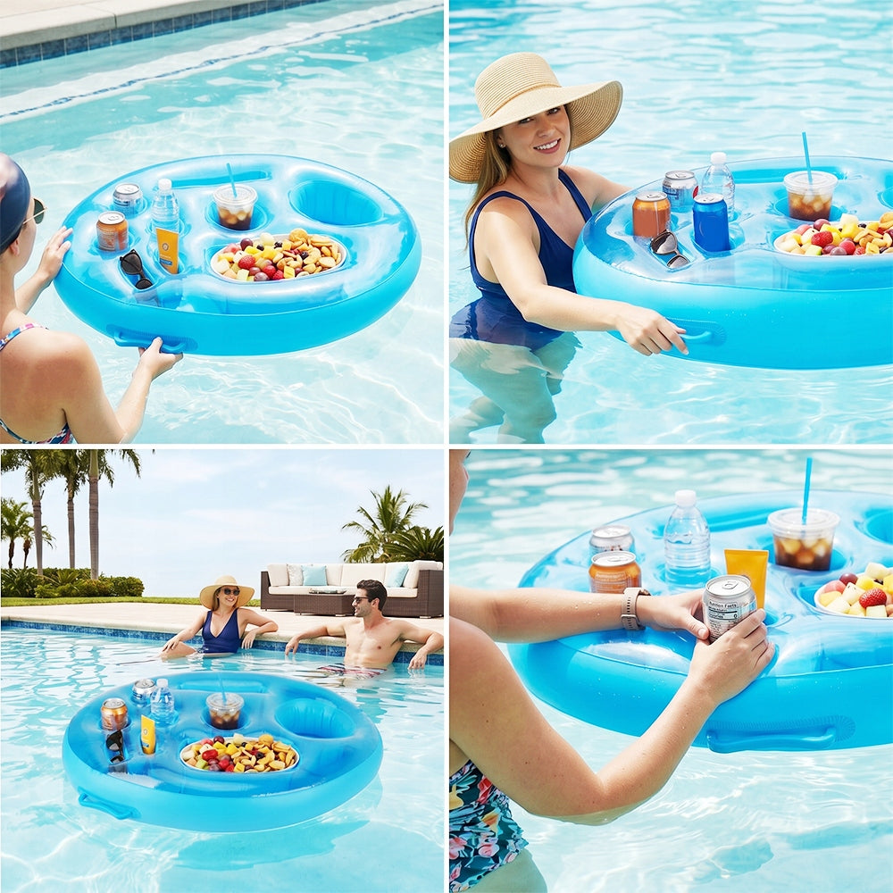 Inflatable Bar Drinks Snacks Floating Pool Table Jacuzzi Packaging status original