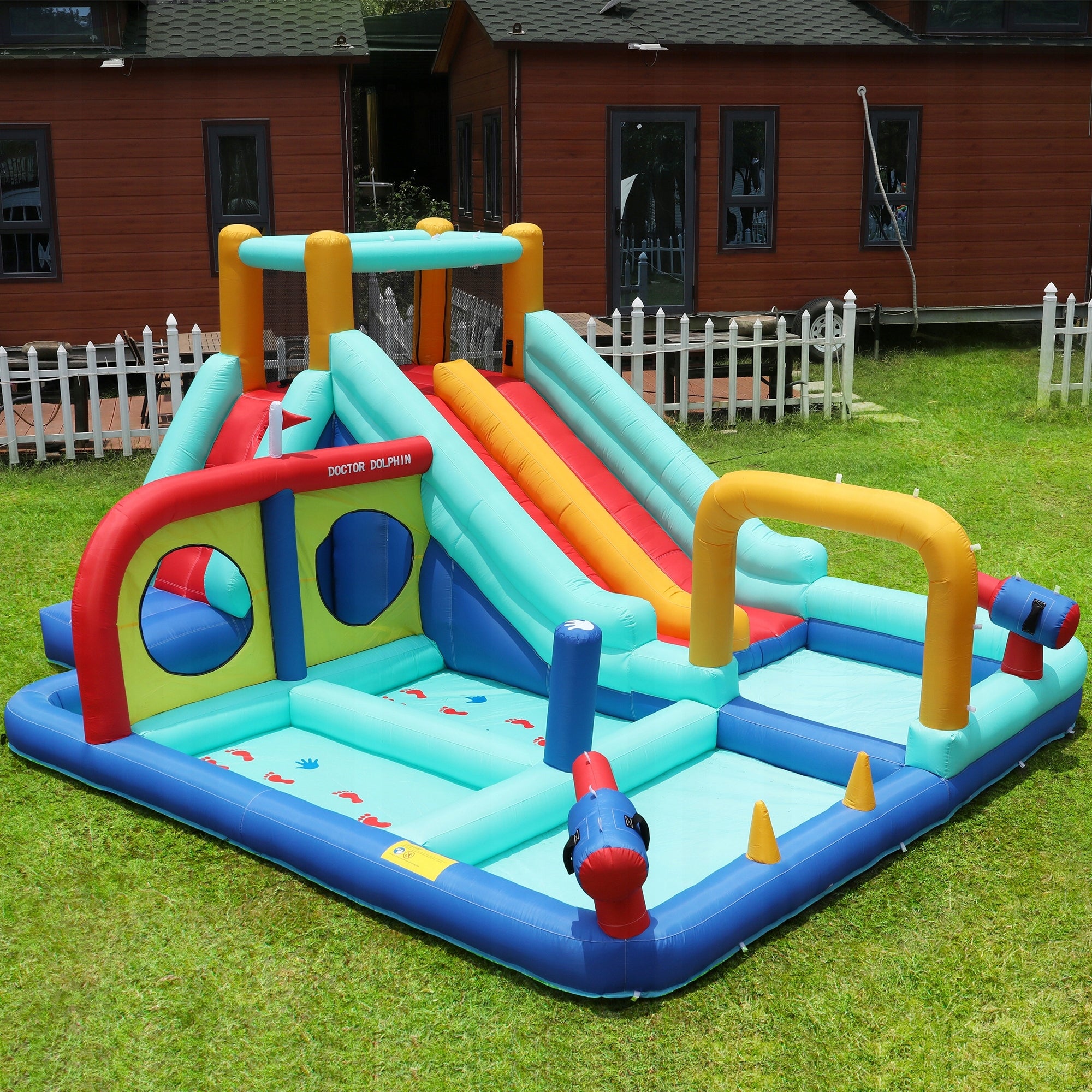 Inflatable Castle For Children Inflatable Garden Water Park Toys Slide Kid's age 3+ years