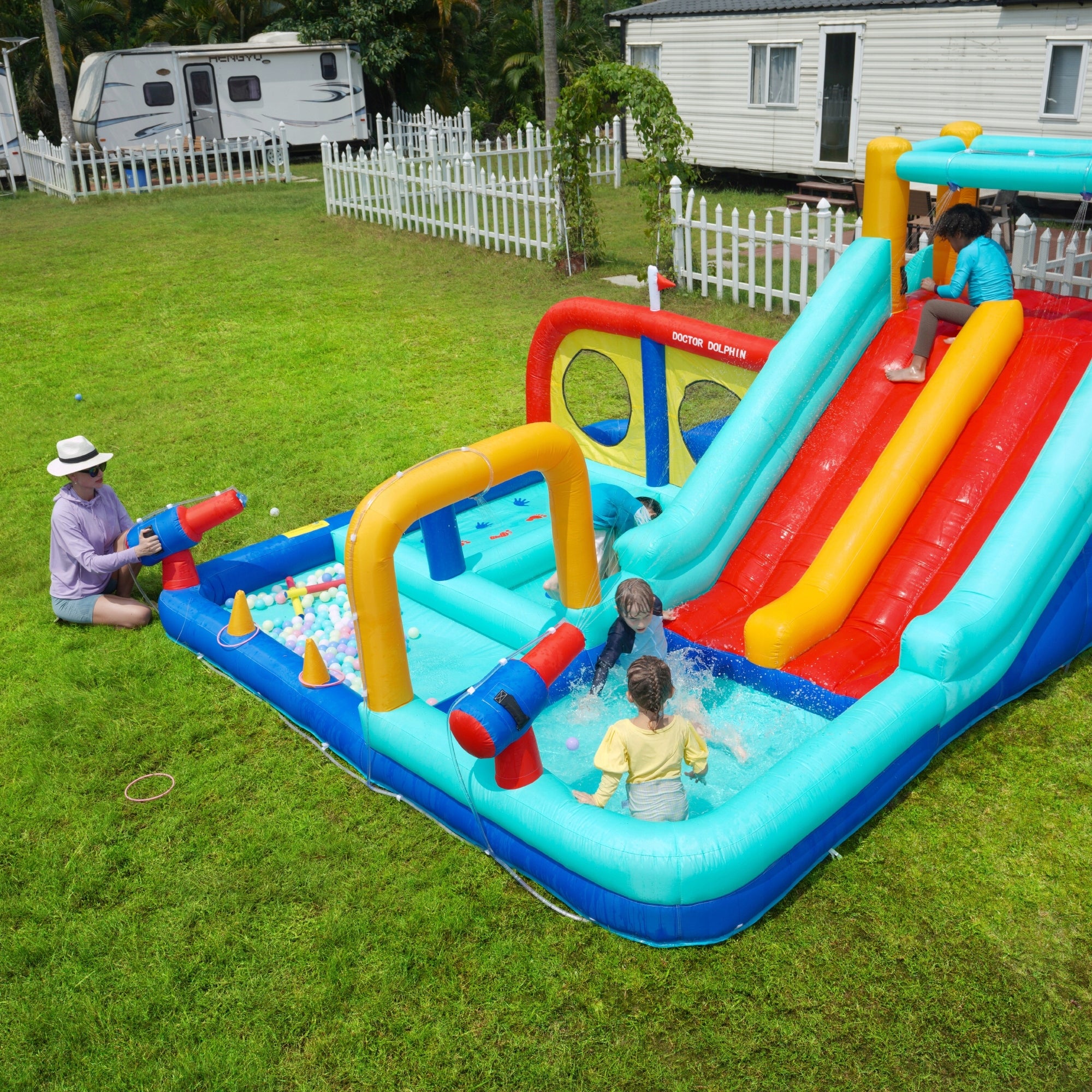 Inflatable Castle For Children Inflatable Garden Water Park Toys Slide Manufacturer code 6956328568637