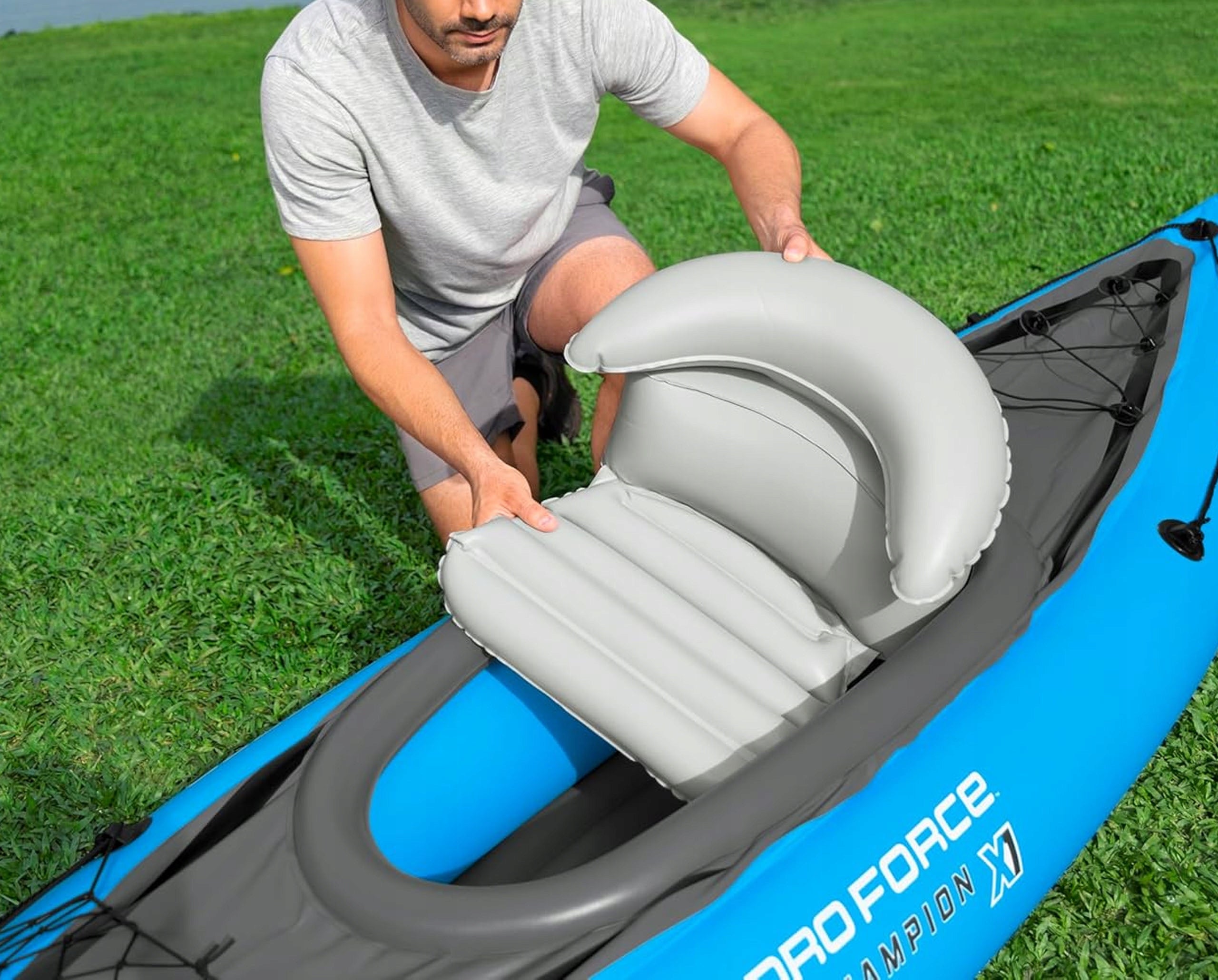 Inflatable KAYAK Cove Champion 275x81cm Bestway paddle pump set Length 275 cm