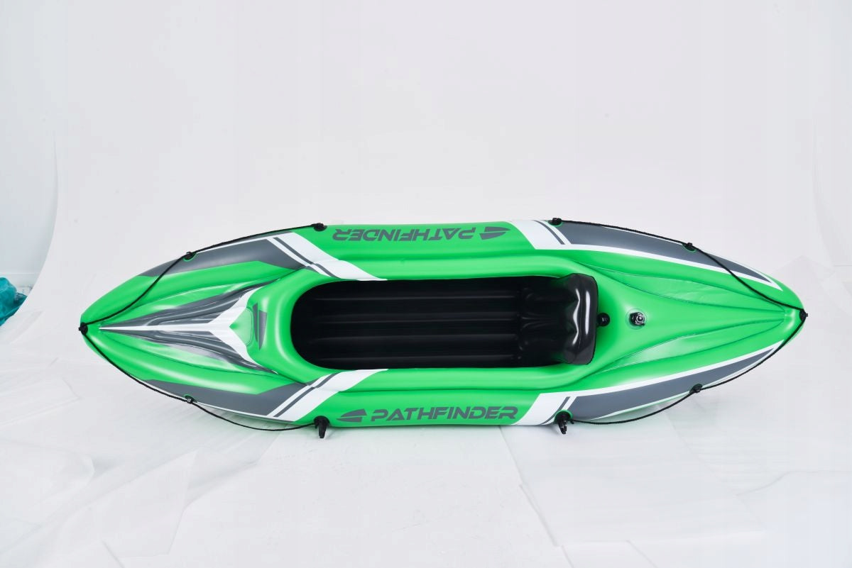 Inflatable Kayak PATHFINDER 274cm pontoon 1-person Pump Paddle JILONG Length 274 cm