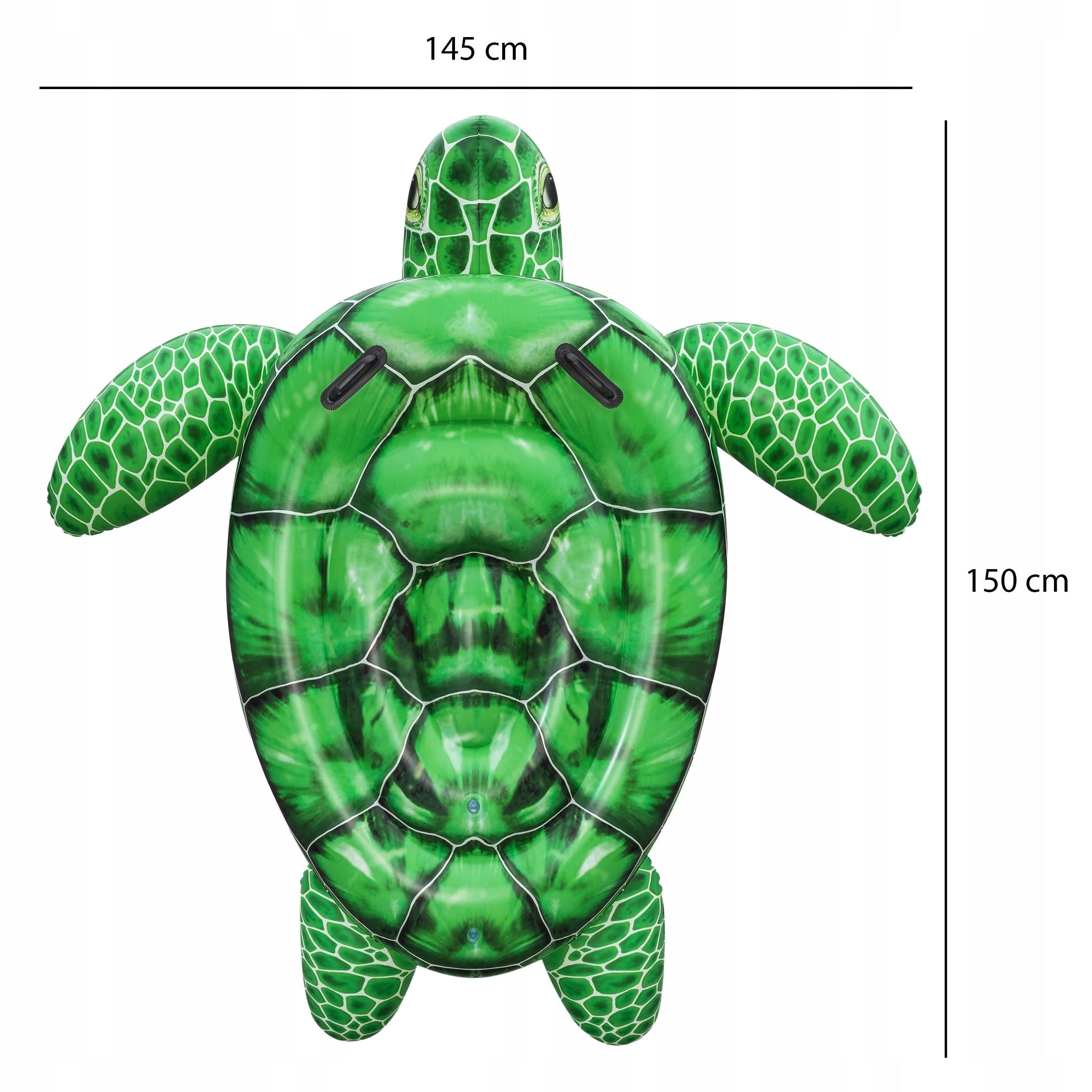 Inflatable Mattress for Water Large Turtle with Handles 1.50x1.45 Bestway 41524 Brand Stator