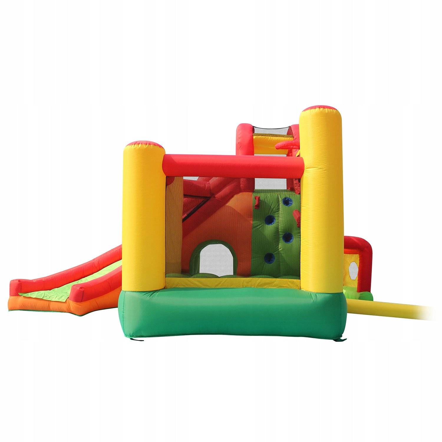 Inflatable Square Toys 11in1 blower castle long slide lots of attractions Dominant material synthetic material