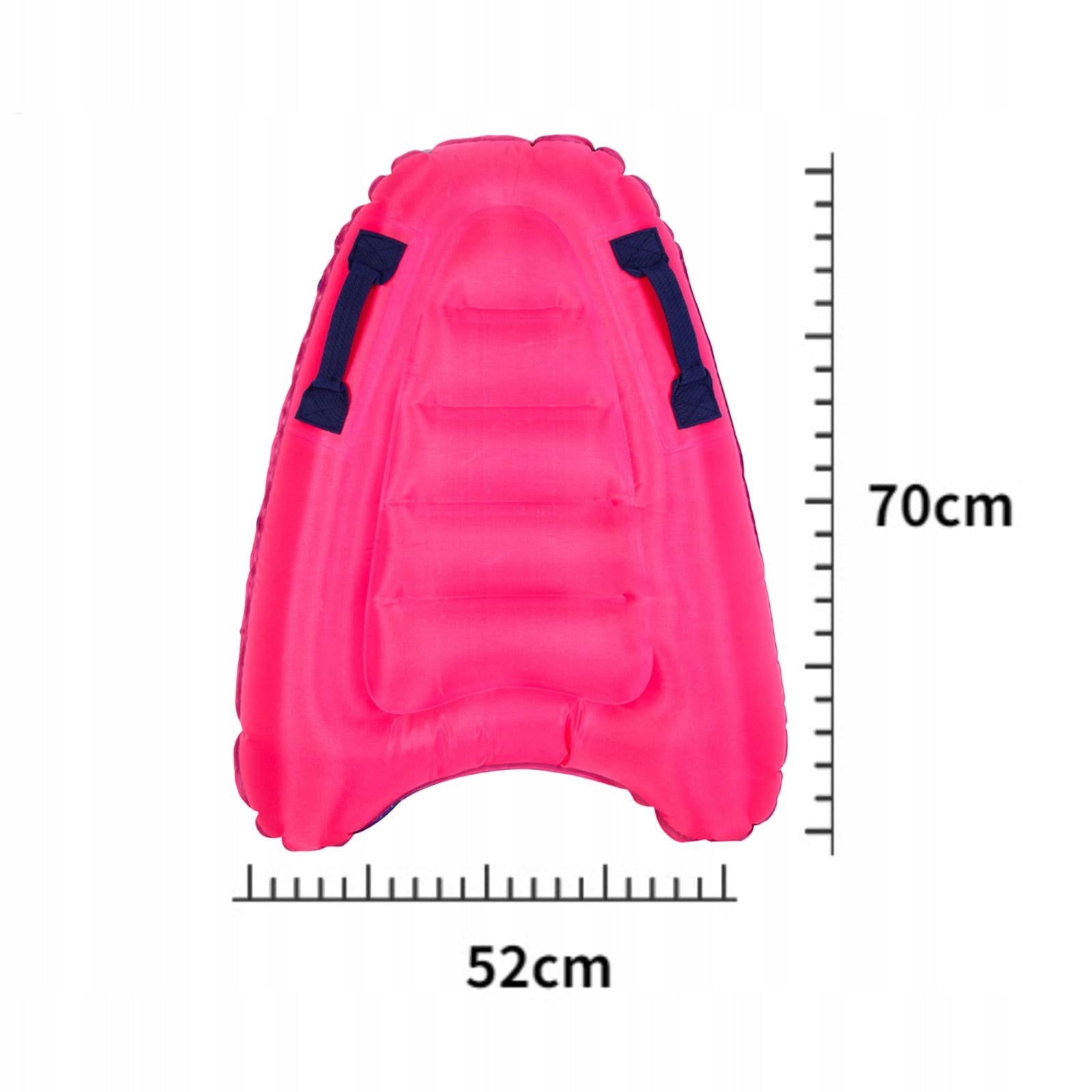 Inflatable Surfboard for Adults Kids with Handles PVC Surf Body Board Pink Packaging status original