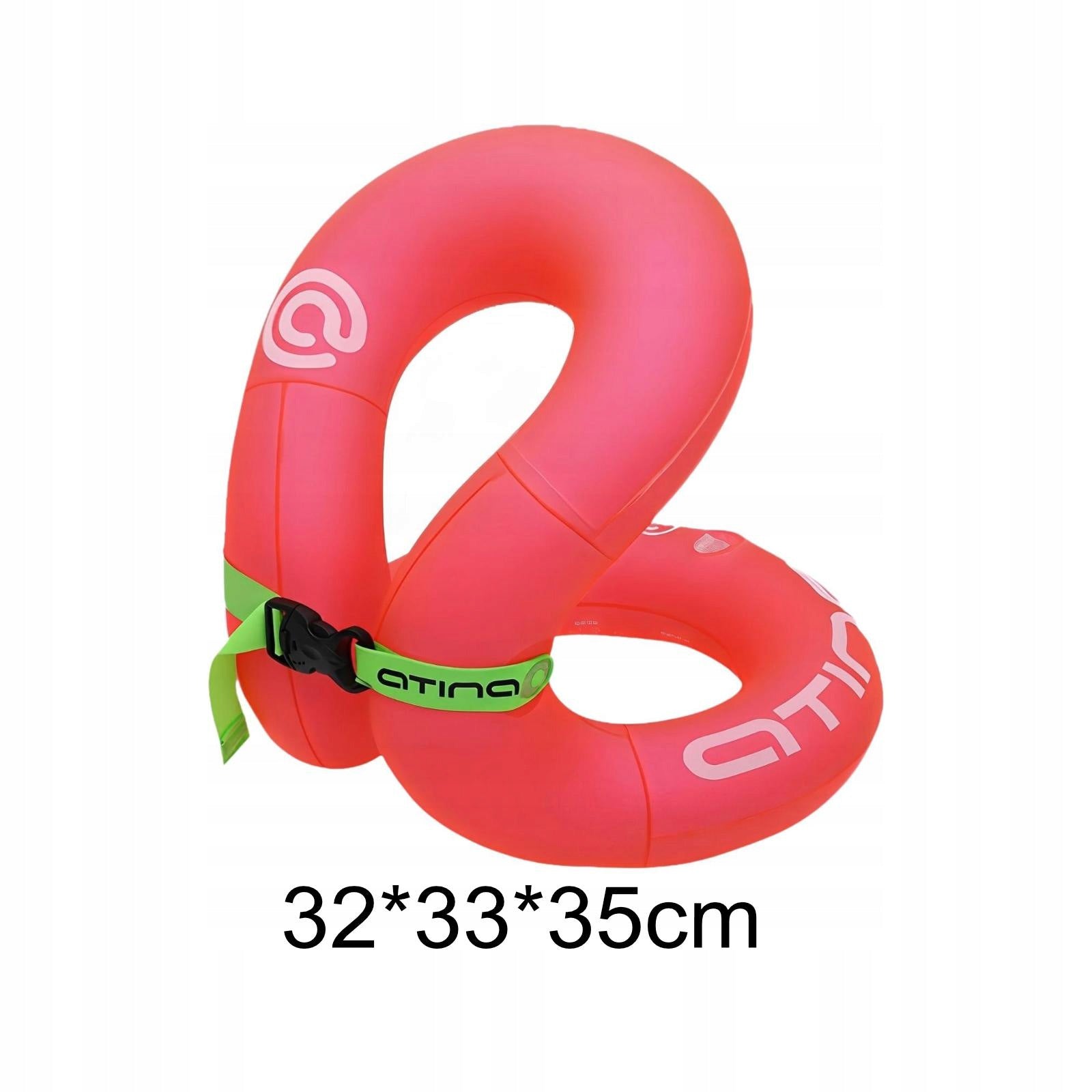 Inflatable Swim Vest PVC Swimming Training Accessory Buoyancy Vest Red S Packaging status original