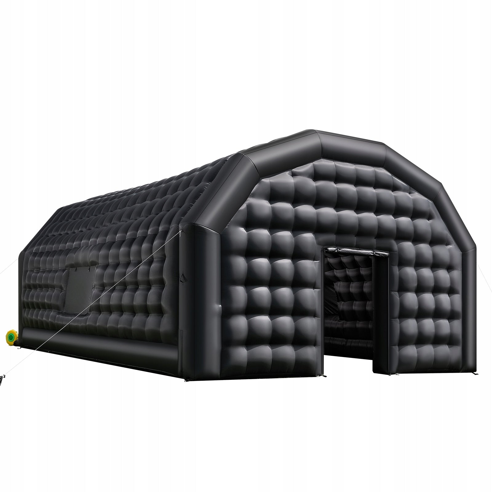 Inflatable Tent 9x6x4M With Blower 1100W And Carry Bag Black