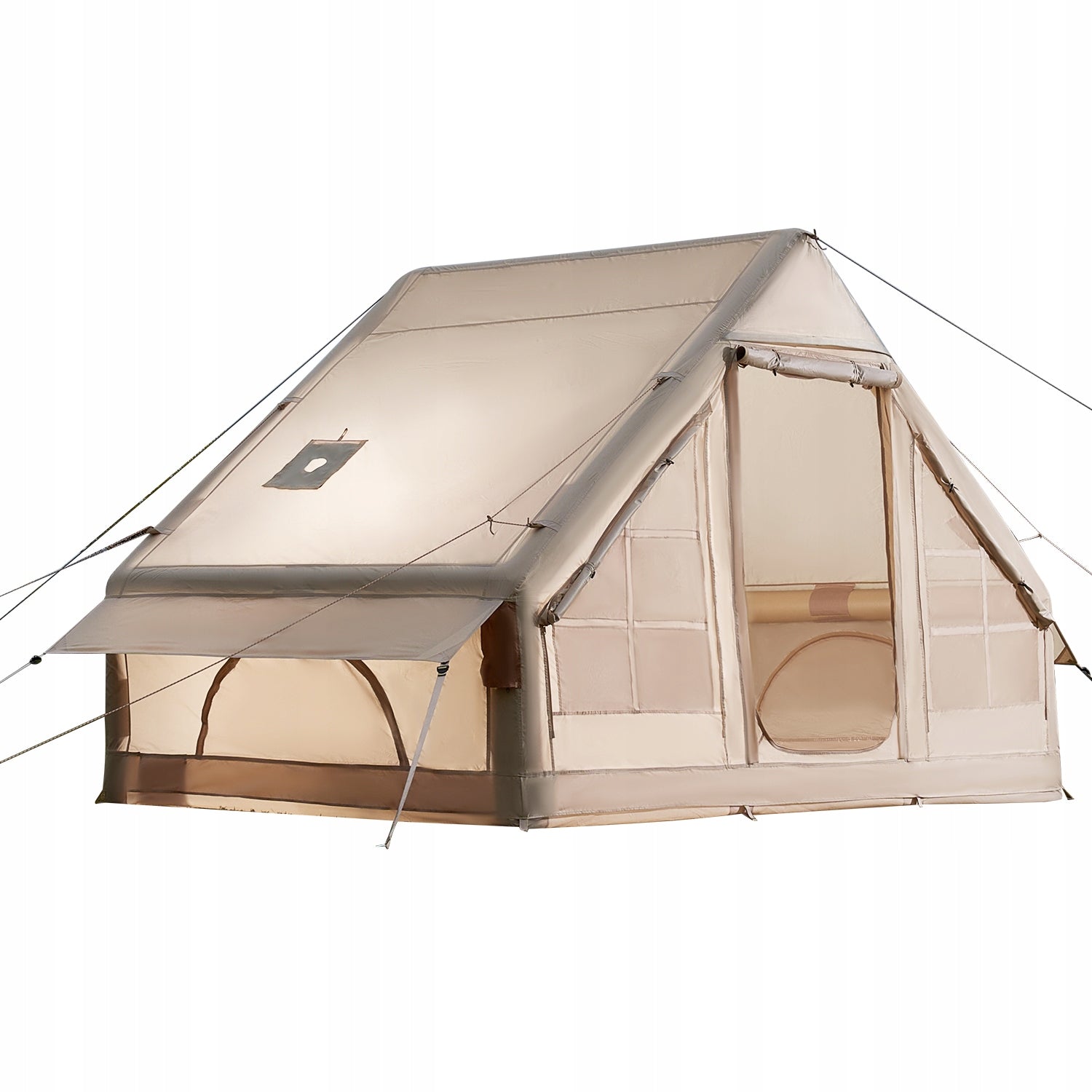 Inflatable Tent for Camping 3-5 Person Glamping Tent with Pump Easy Set up Model ZJTM1358