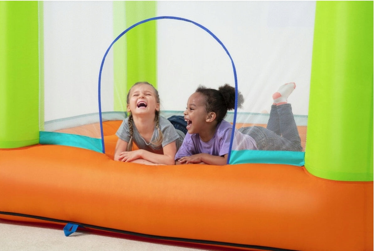Inflatable Trampoline Square Toys Jumping for Children Bestway 53394 + Pump Manufacturer code DUŻY PLAC ZABAW DMUCHANY ZAMEK DO SKAKANIA