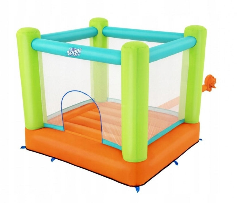 Inflatable Trampoline Square Toys Jumping for Children Bestway 53394 + Pump Number of bars 4 pcs