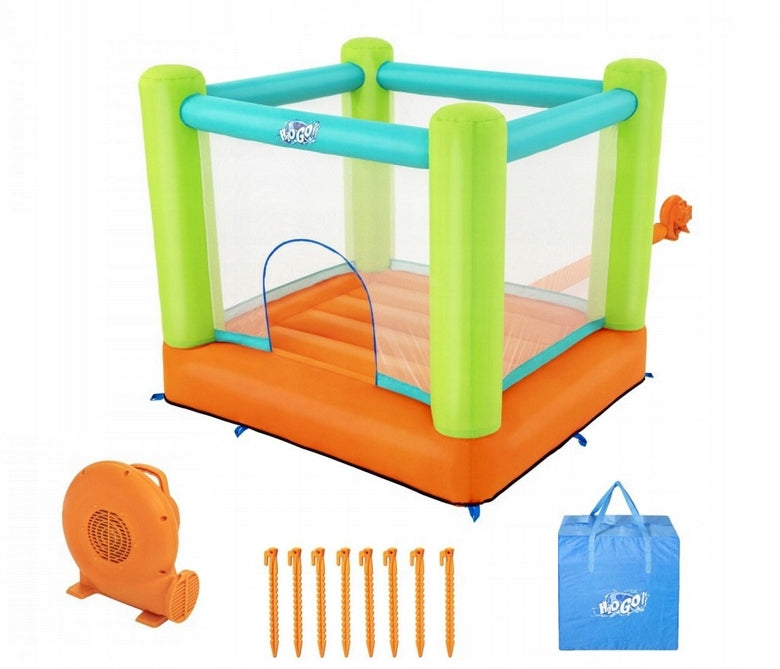 Inflatable Trampoline Square Toys Jumping for Children Bestway 53394 + Pump