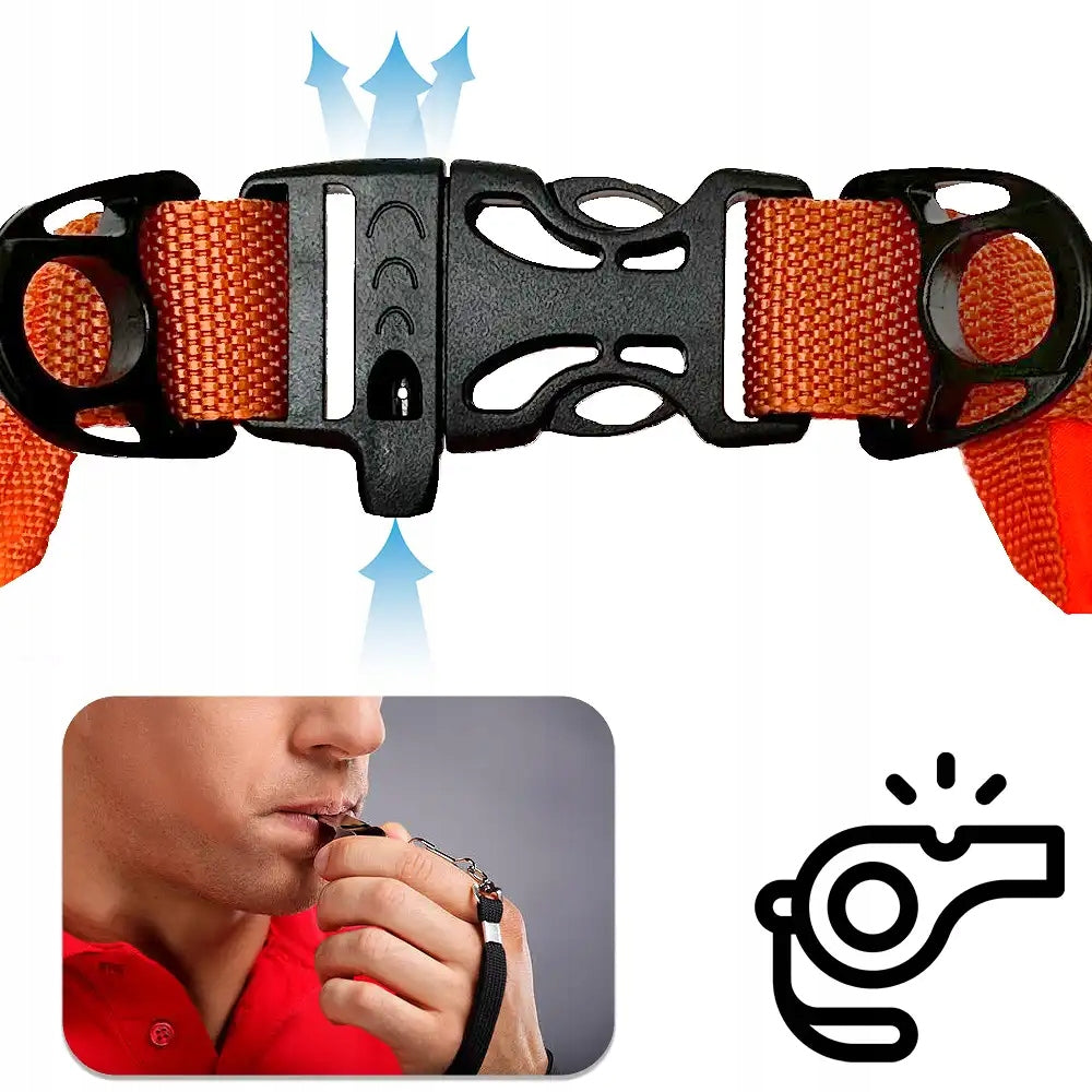 Inflatable buoy safety buoy 2in1 dry pocket for swimming 15l molti Gender unisex product