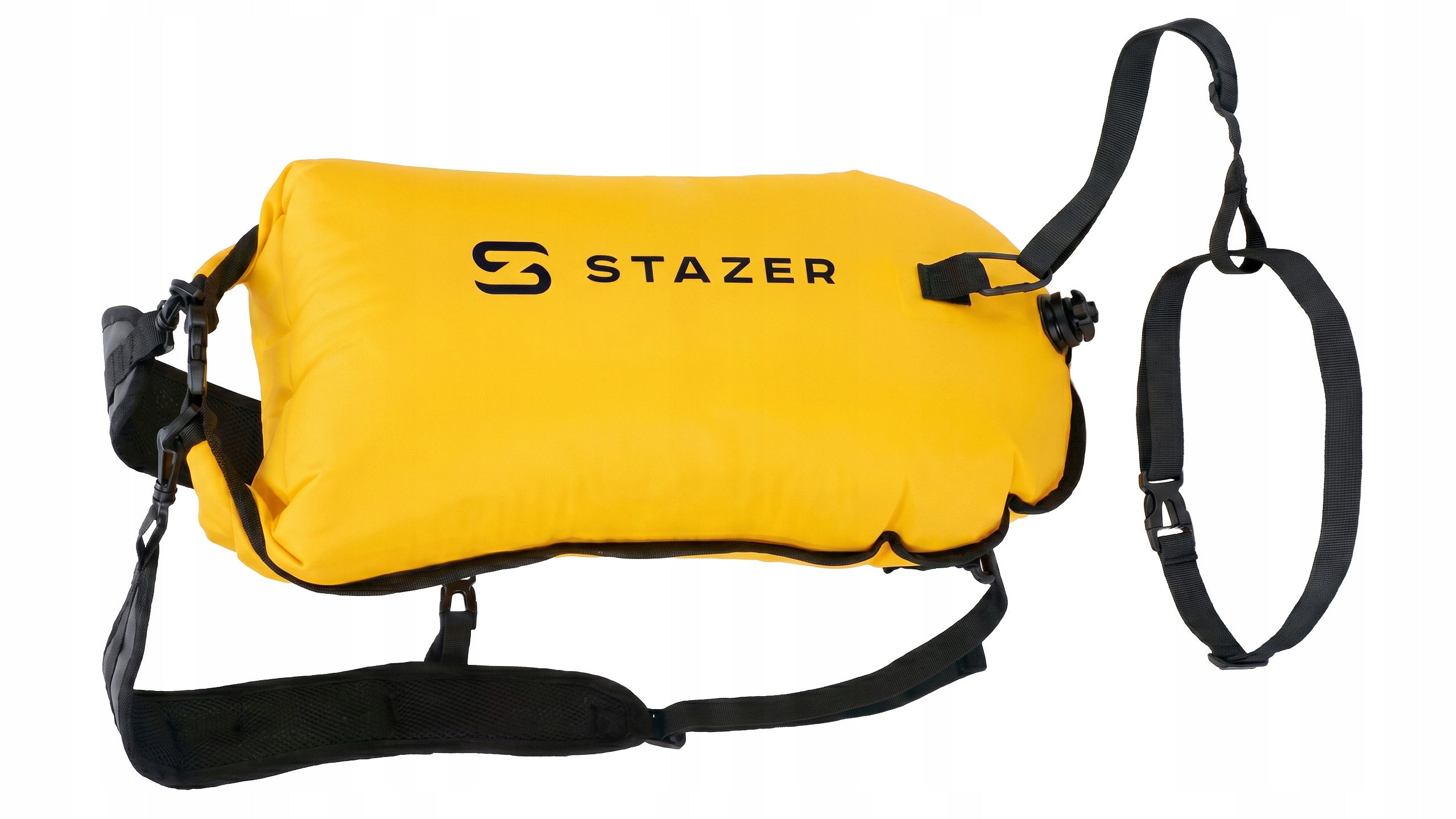 Inflatable buoy safety dry pocket for swimming backpack Gender unisex product