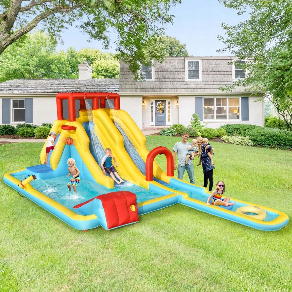 Inflatable castle Square toys Water Park 622 x 335 x 225 cm Product height 225 cm