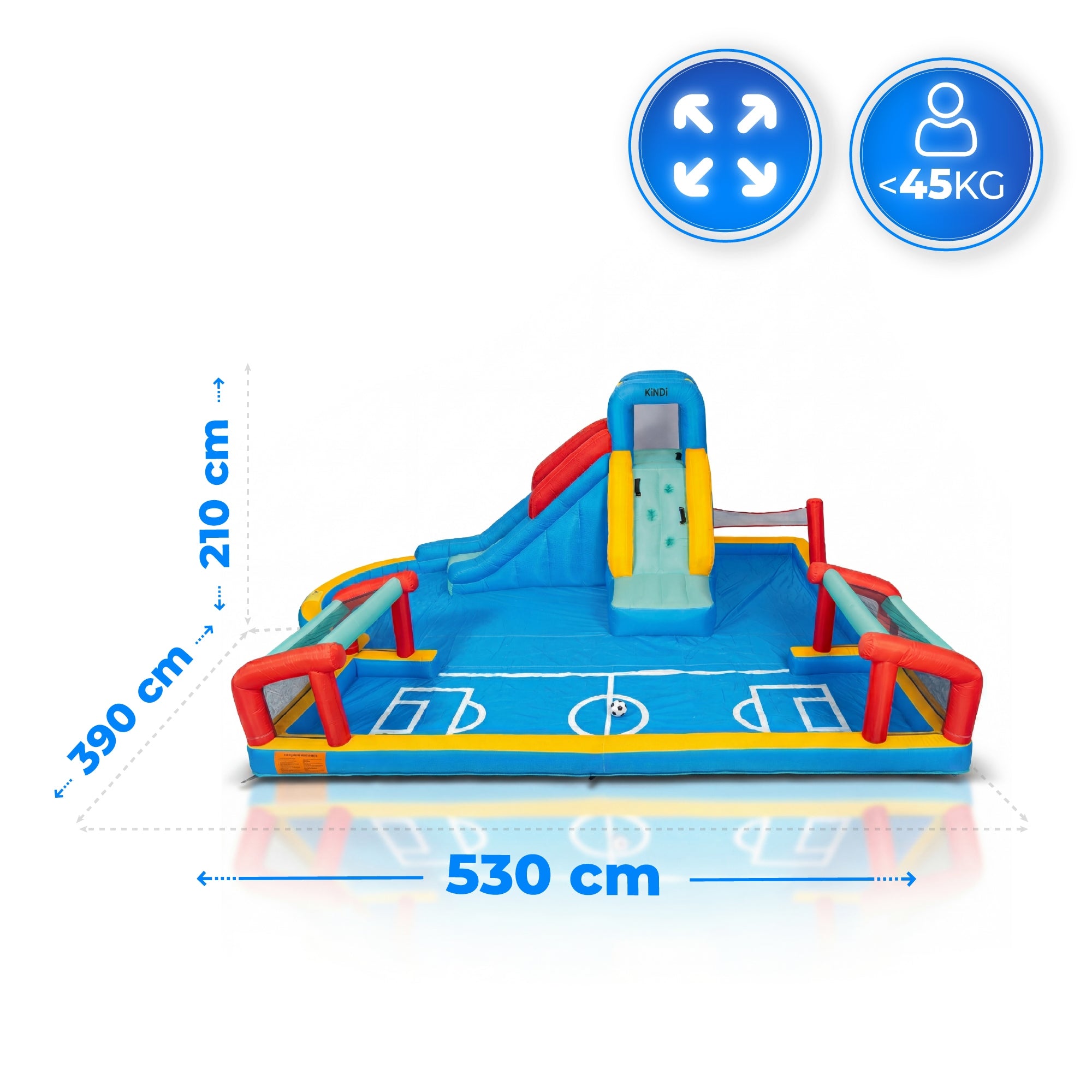 Inflatable castle for children garden inflatable square toys water slide Packaging status original