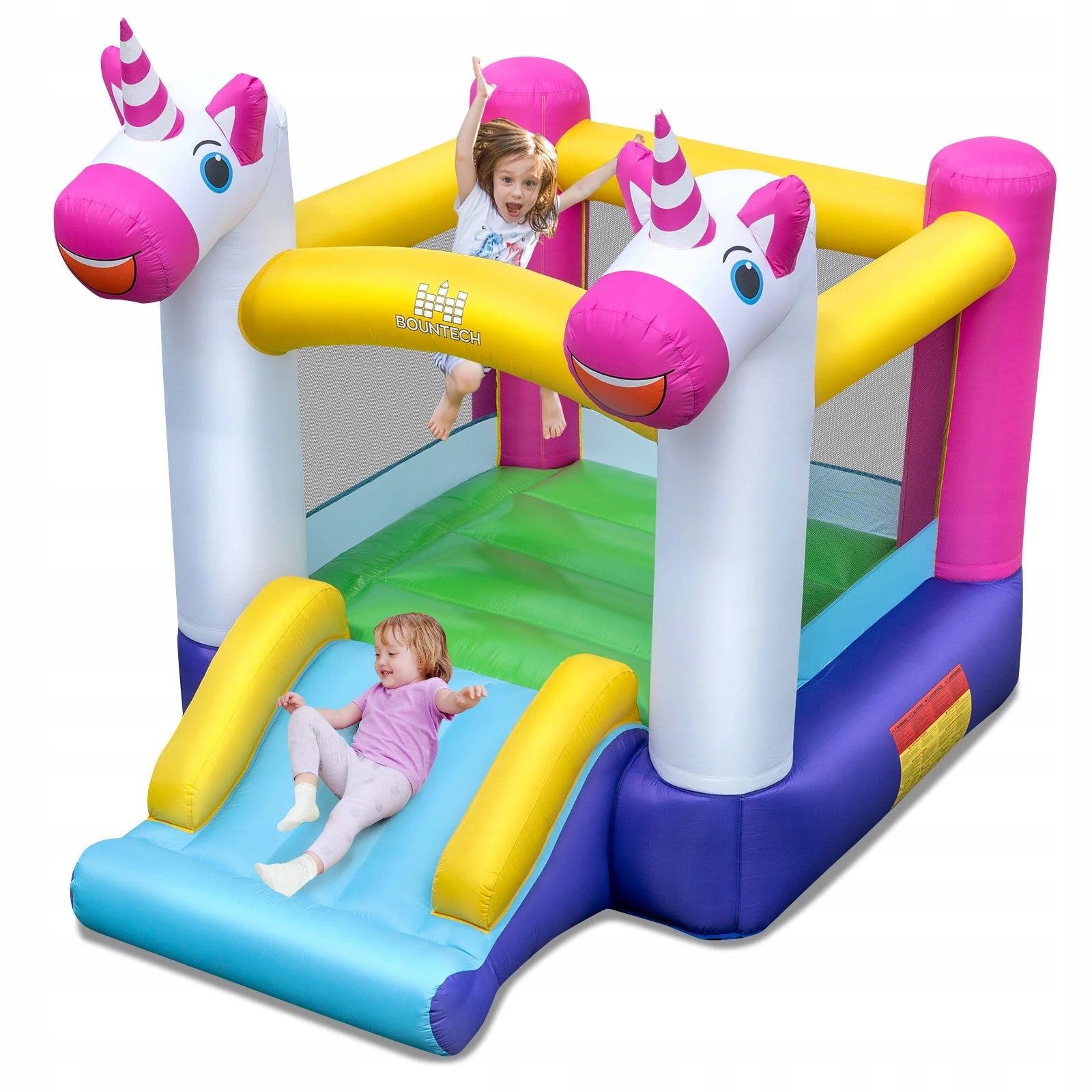 Inflatable castle with slide and trampoline Inflatable square toys