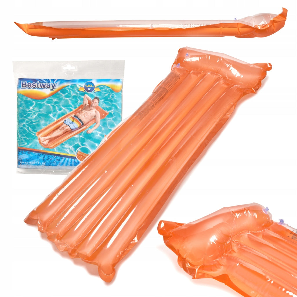 Inflatable mattress for swimming orange BESTWAY KX4999_2