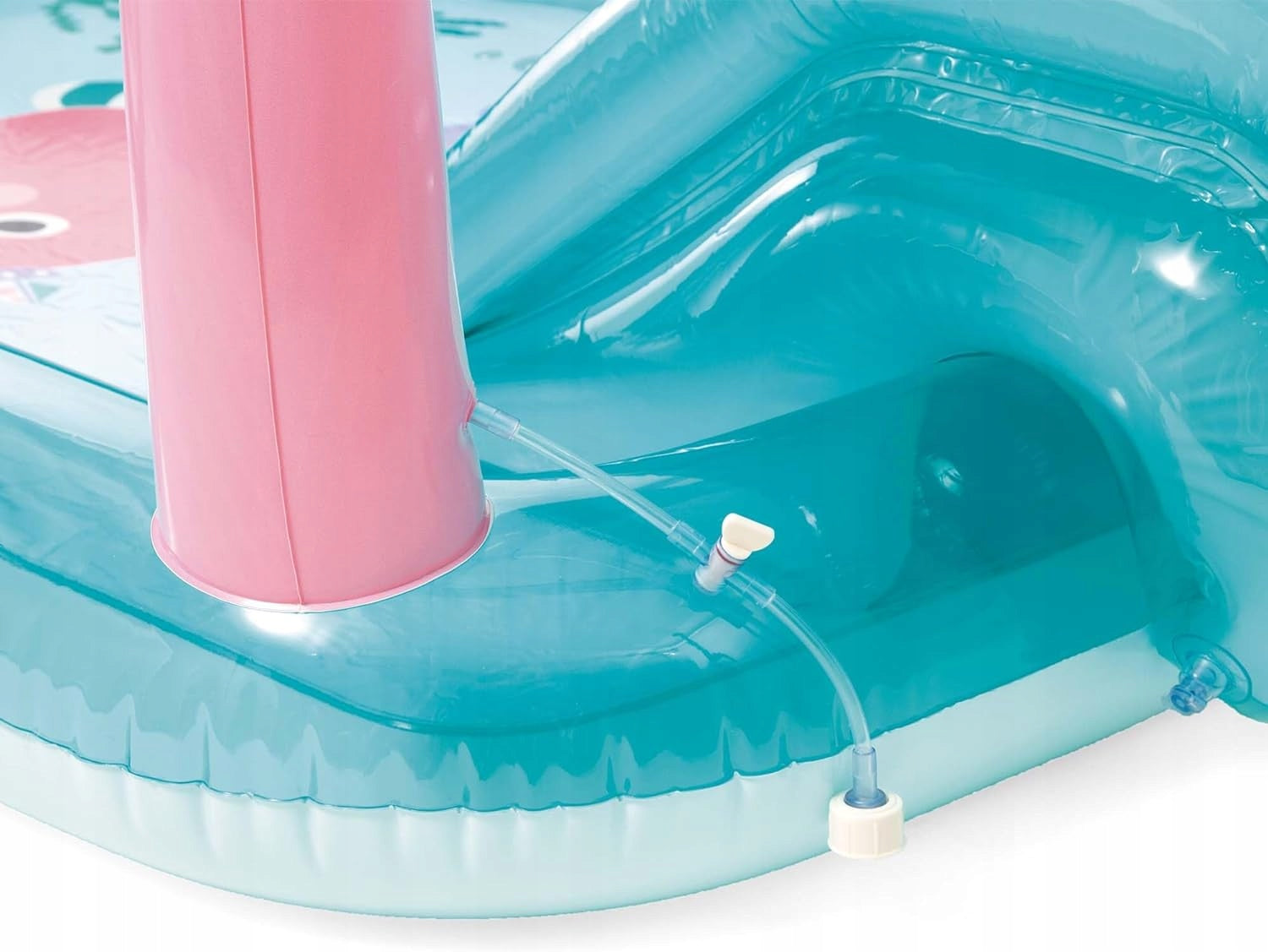 Inflatable playground swimming pool slide Octopus Intex 56138 paddling pool children Length 234 cm