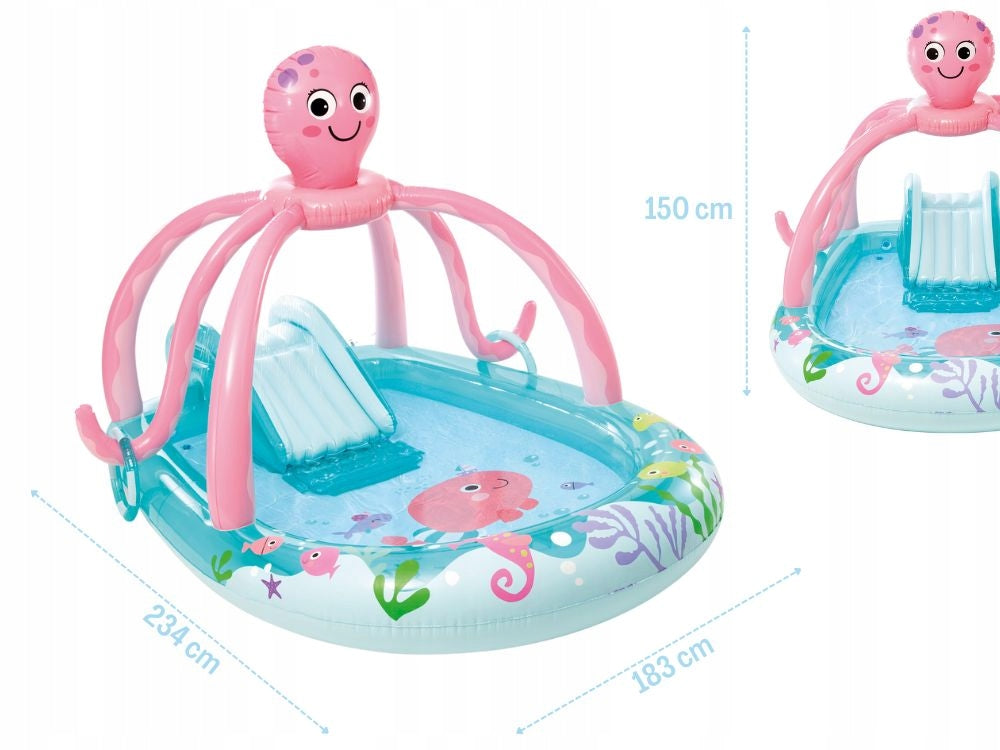Inflatable playground swimming pool slide Octopus Intex 56138 paddling pool children Manufacturer code 56138