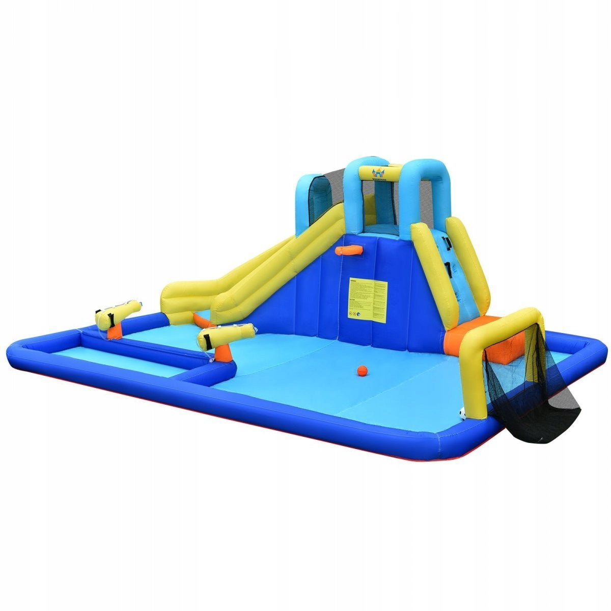 Inflatable square toys with water cannons and slide Manufacturer code OP70805