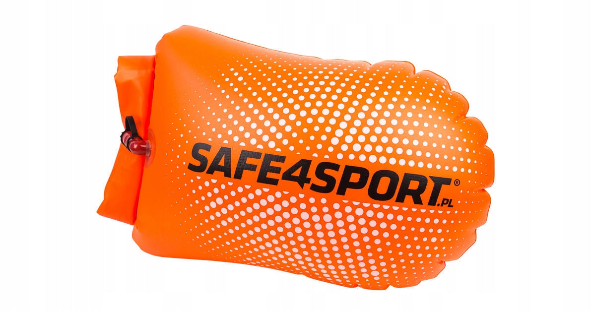 Inflatable swimming buoy Safe4sport PerfectSwimmer with pocket for things Brand Safe4sport