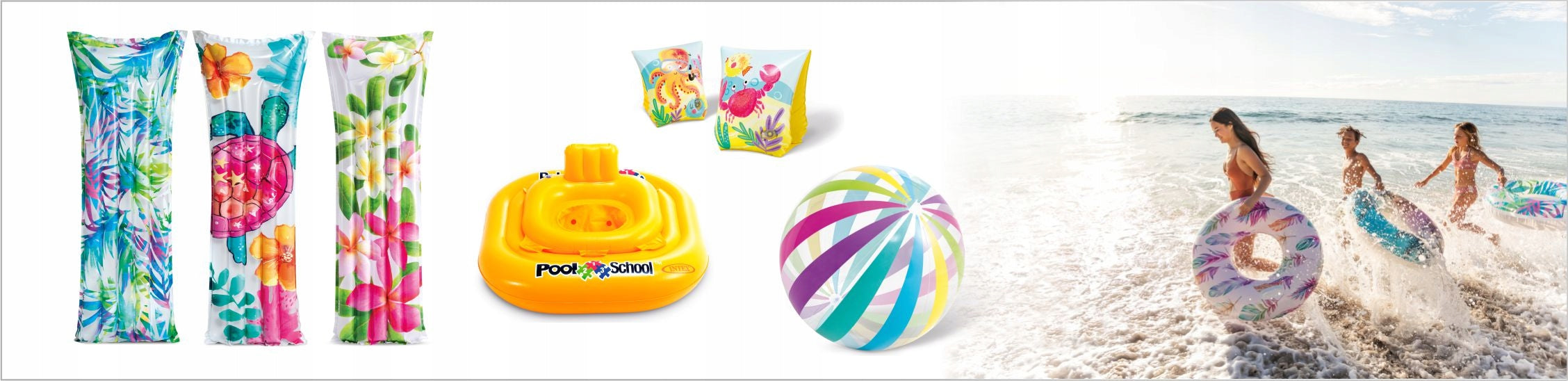Inflatable swimming pool for children 86x86x25 cm INTEX 57100 pastel pink Manufacturer code 57100 - różowy