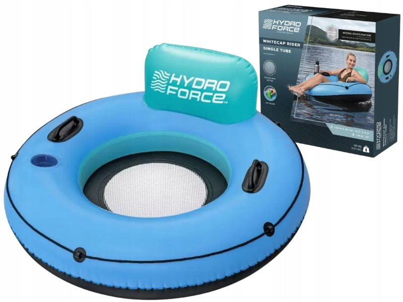 Inflatable wheel chair with backrest and handles for swimming pool Bestway 43108