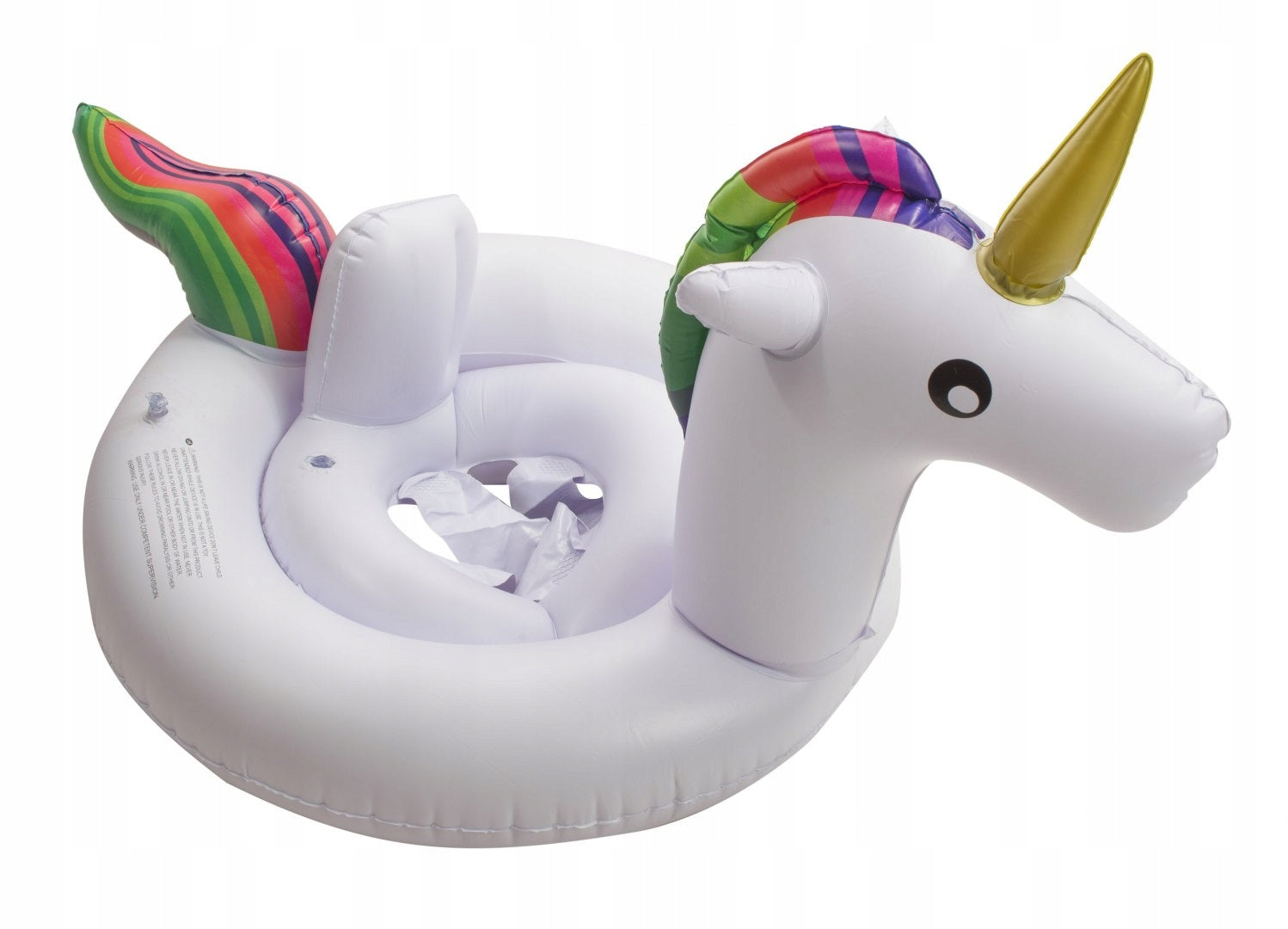 Inflatable wheel for children unicorn with seat 70cm