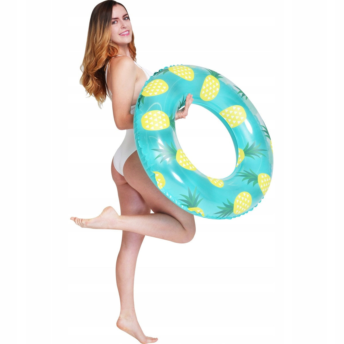 Inflatable wheel for swimming pineapple 90cm 37633 Brand SunClub