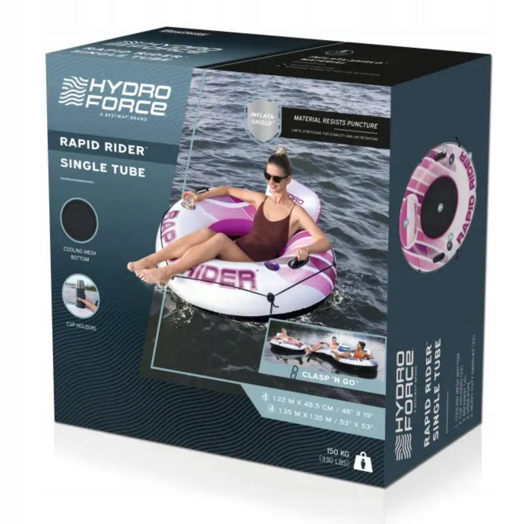 Inflatable wheel seat with handles for swimming Rapid Rider Bestway 43953 Manufacturer code 43953