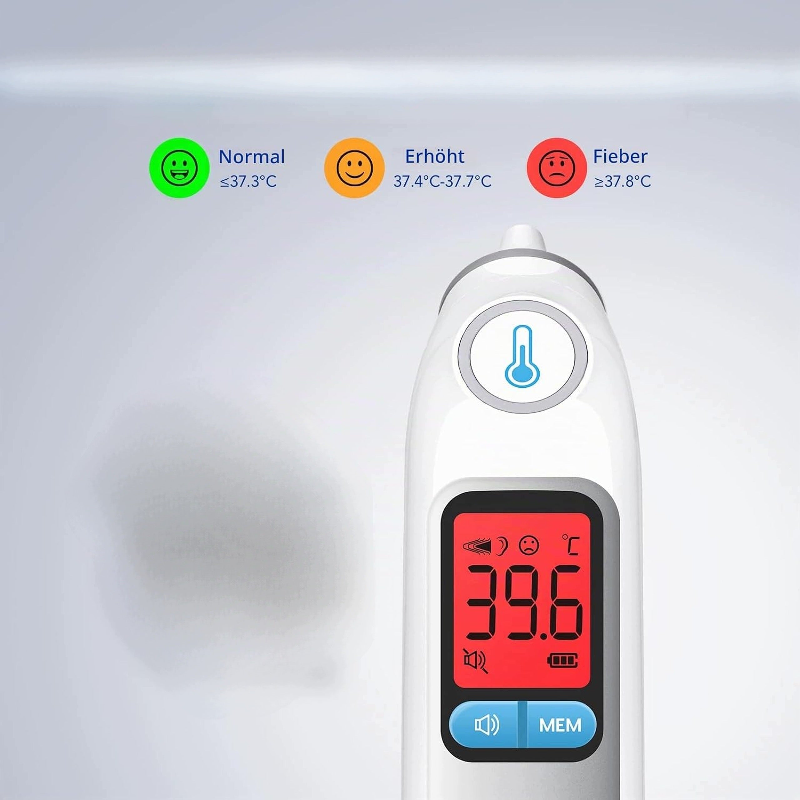 Infrared Digital Ear Thermometer for Kids Fever Measurement Medical device type accessories for a medical device or a product without an intended medical purpose