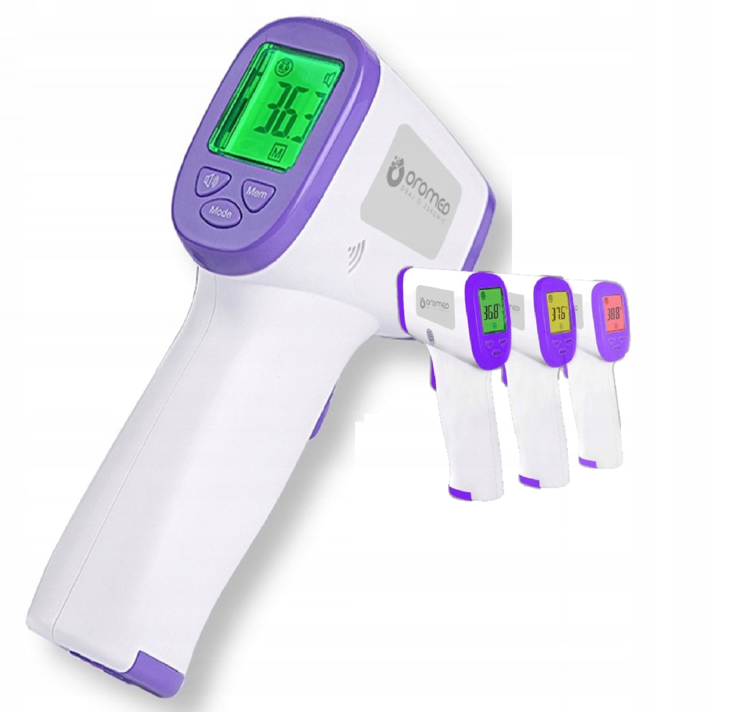 Infrared NON-CONTACT THERMOMETER OROMED oro-color max Packaging status original