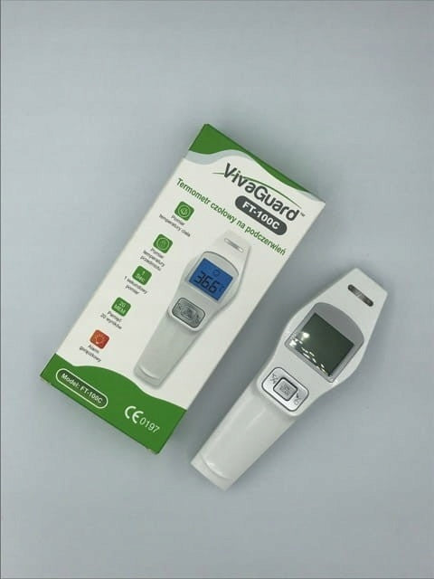 Infrared Non-Contact Thermometer VivaGuard FT-100C Medical device yes