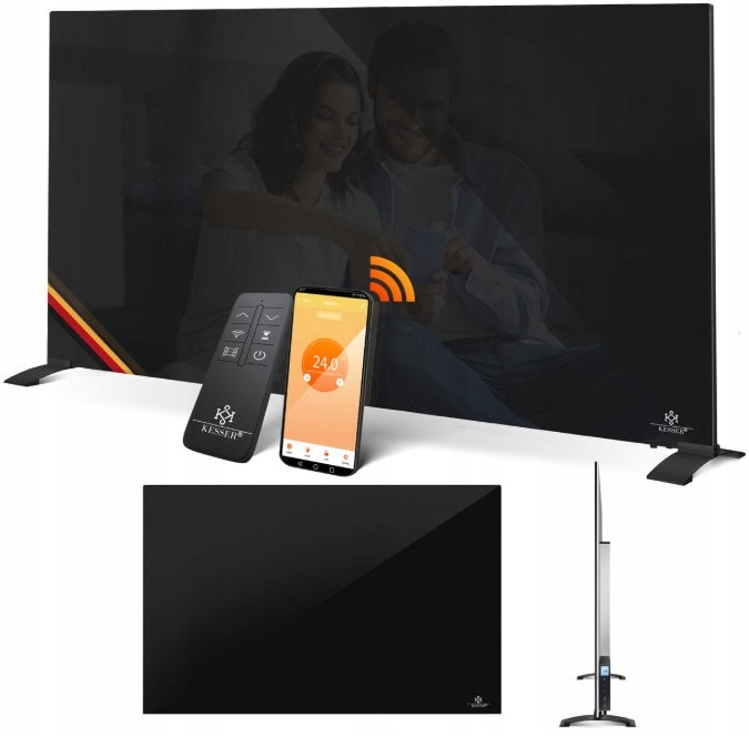 Infrared heater KESSER 500W Electric heating panel remote control + WiFi