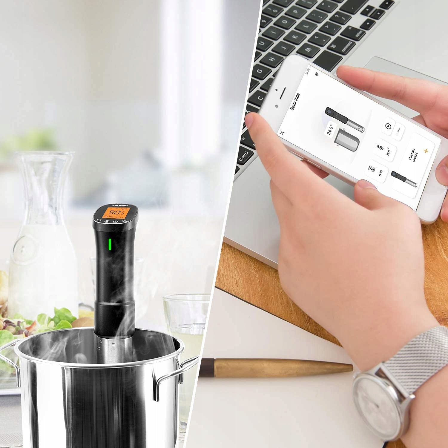 Inkbird Wifi Sous Vide Machine ISV-200W 1000W Immersion Circulator Brand Inkbird