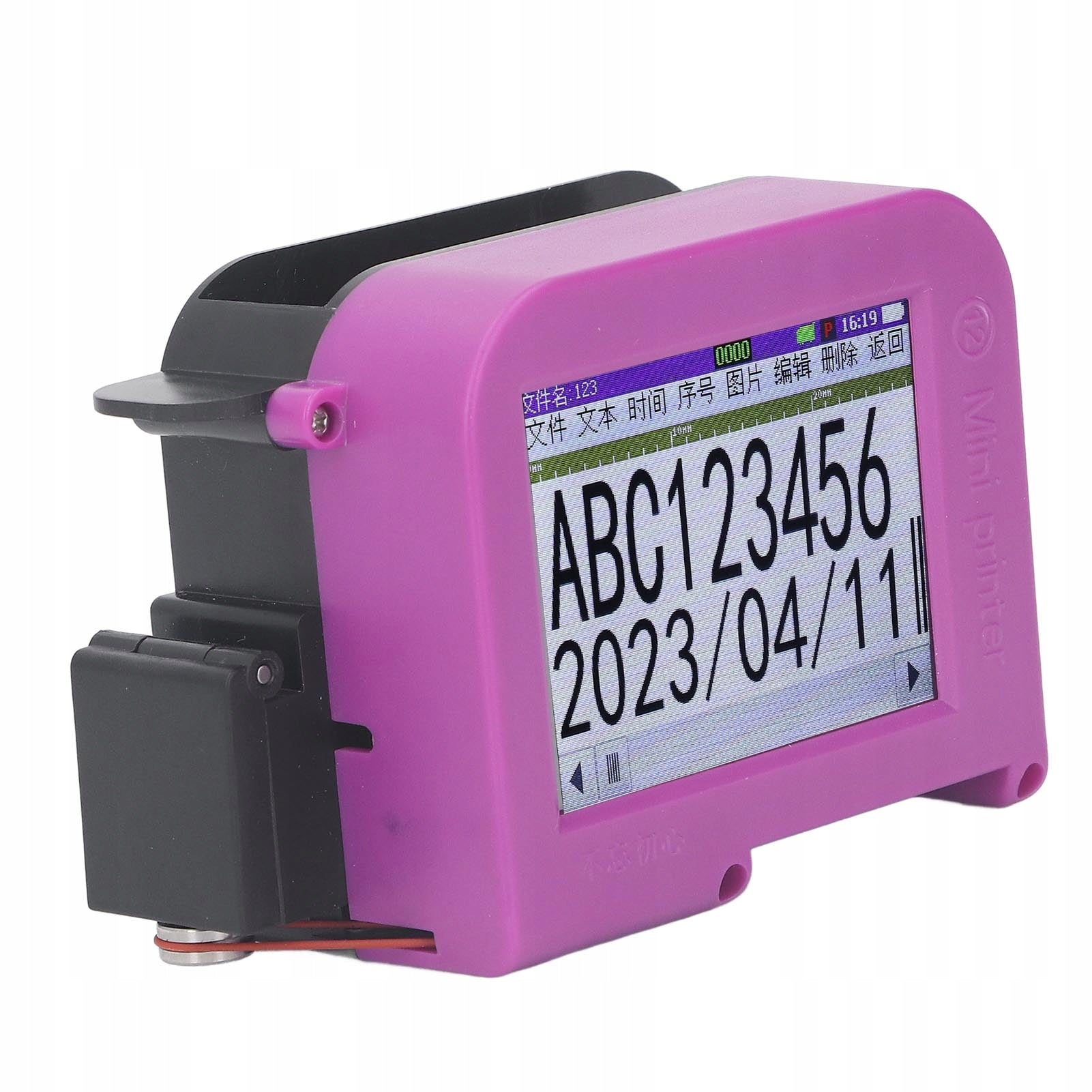 Inkjet Encoder, Multifunction Portable Mini 100-240V, Easy to Operate