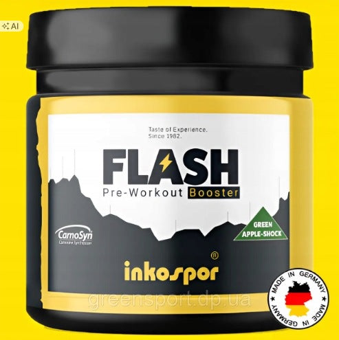 Inkospor FLASH PRE-WORKOUT BOOSTER PUMP 600g (2x 300g) Packaging status original