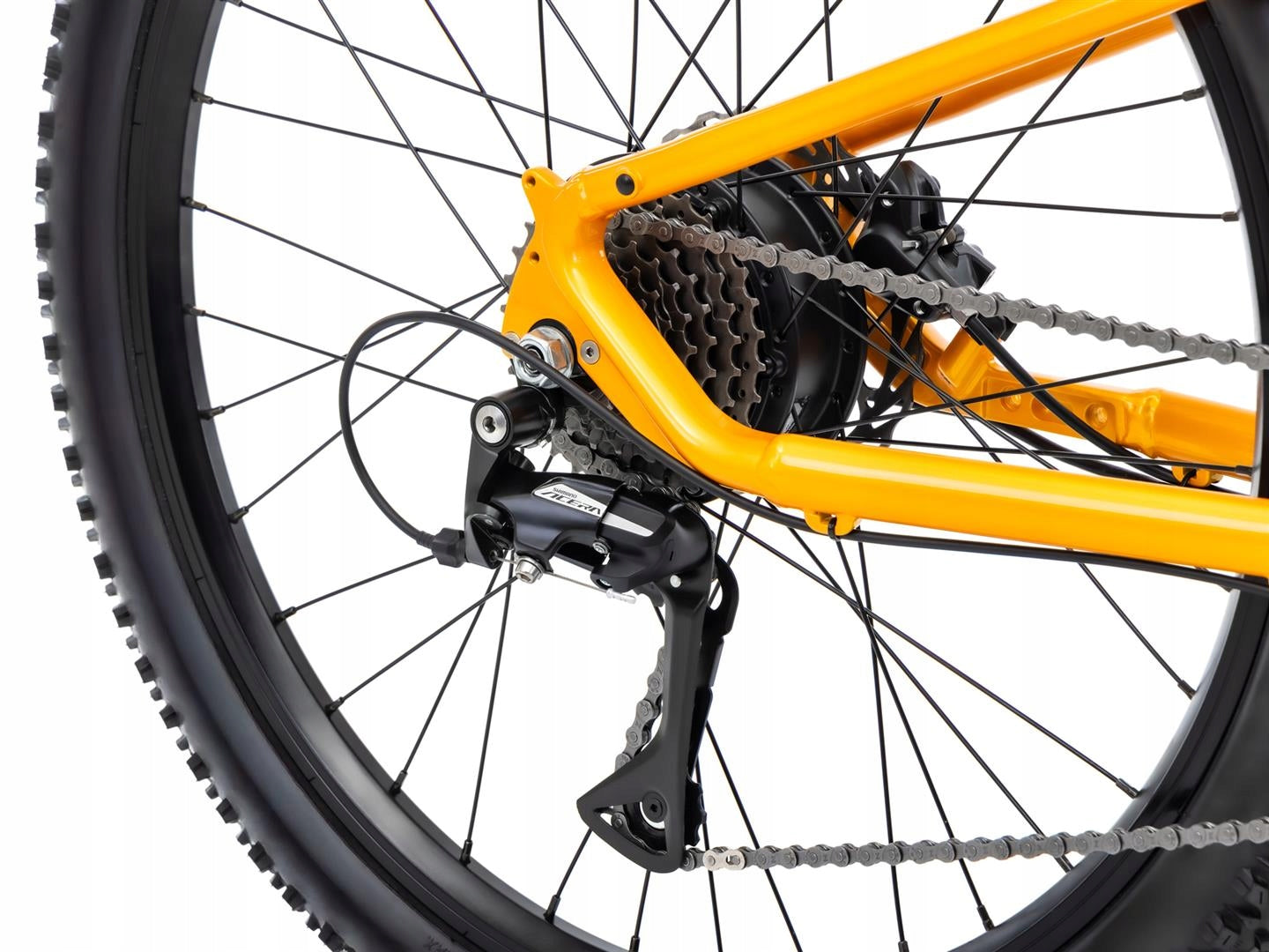Innovative mountain MTB electric bike ROMET e-Rambler JR1.0 women's Color orange