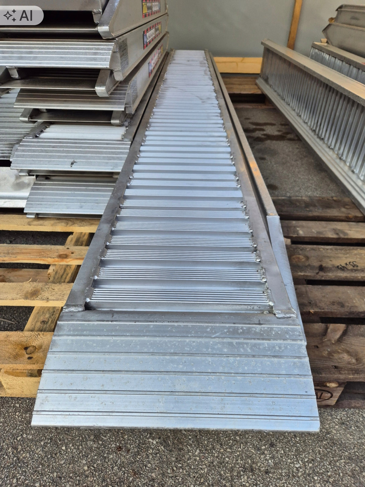Inrun aluminum ramps 3,5m to 3500kg, Italian quality, proven supplier Manufacturer code 115/35