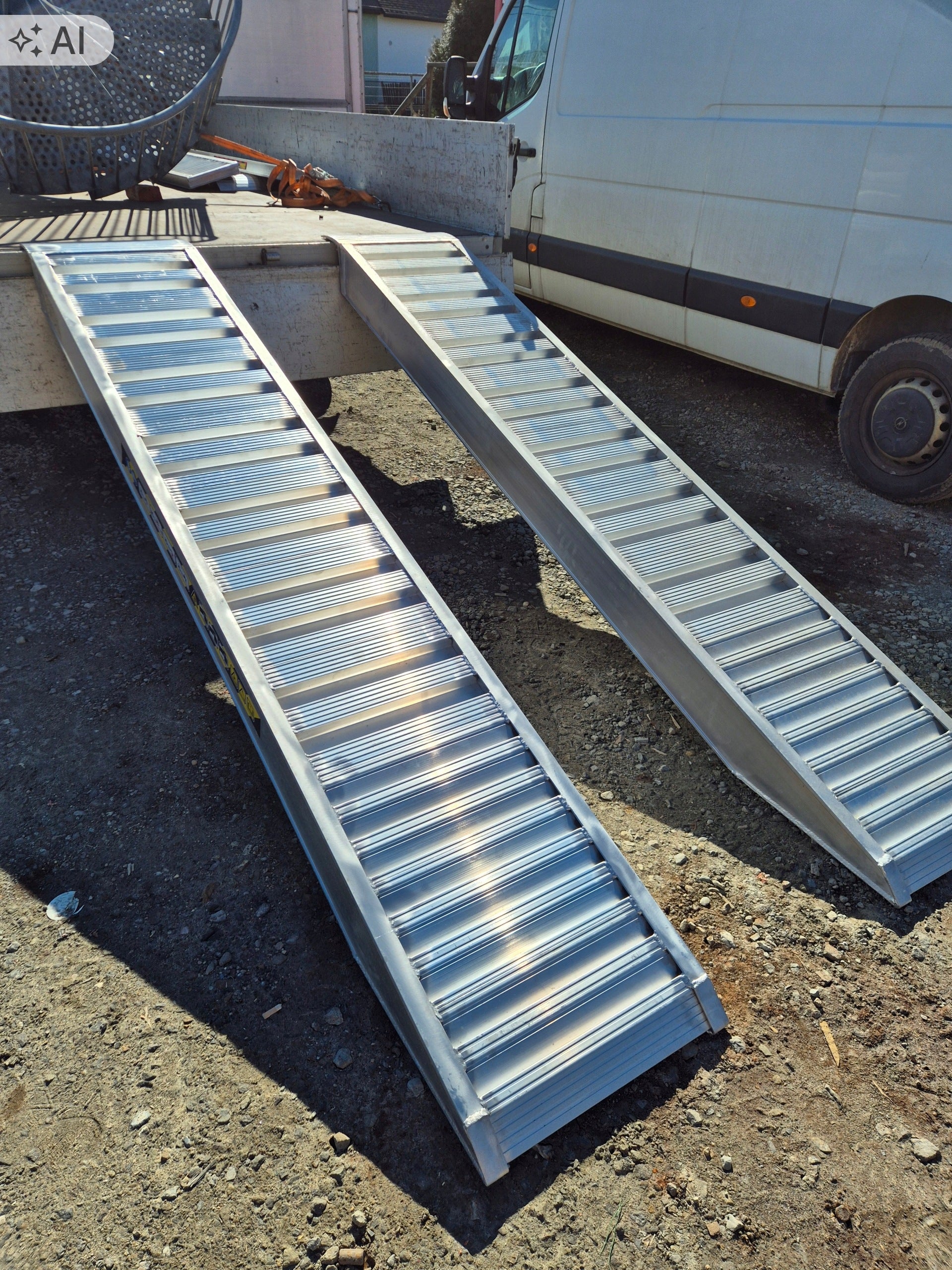 Inrun aluminum ramps 3m to 11950kg, Italian quality, proven supplier