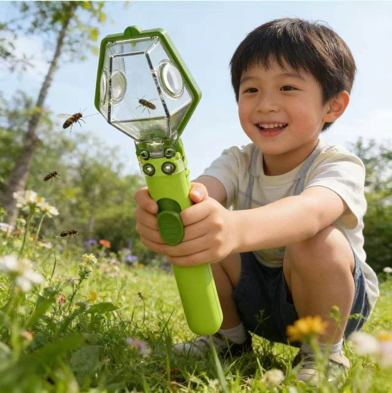 Insect Paw for Kids, Insect Catching Kit with 6X Magnifier, Green Manufacturer code luozhizhan