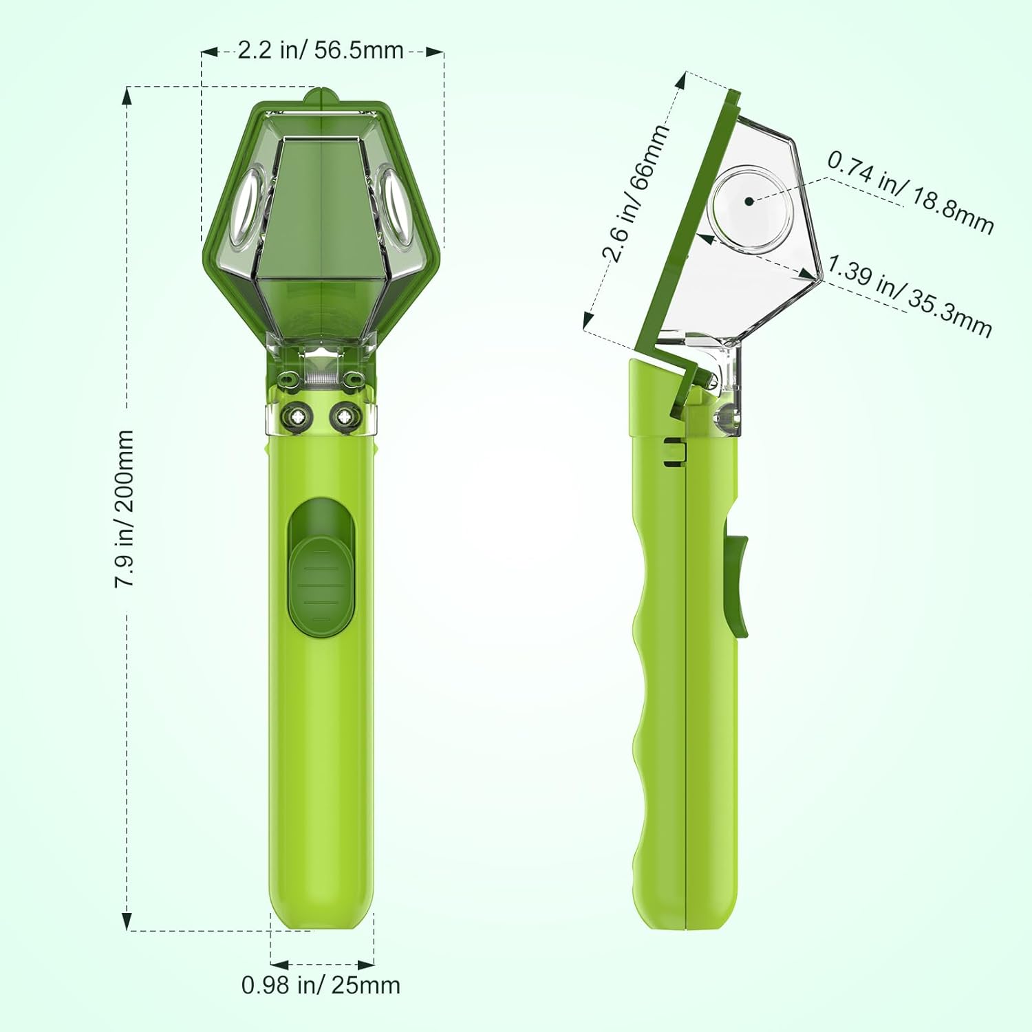 Insect Paw for Kids, Insect Catching Kit with 6X Magnifier, Green Packaging status original
